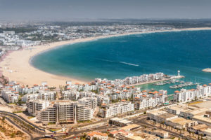City view of Agadir at summer, Morocco